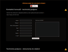 Tablet Screenshot of podpora.maxxnet.cz